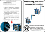 LAMINADOR MANUAL COM REDUÇÃO G3-100.